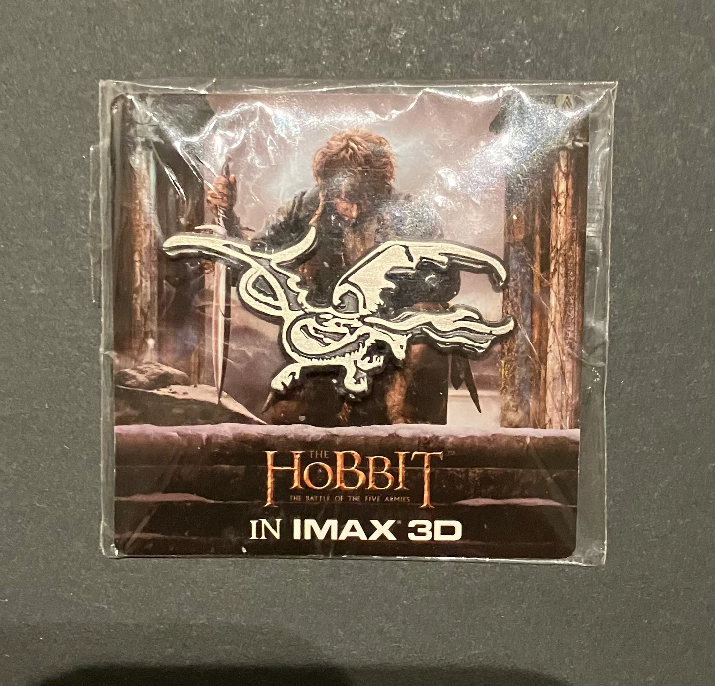 The Hobbit Dragon Smaug Pin Badge 2014 IMAX