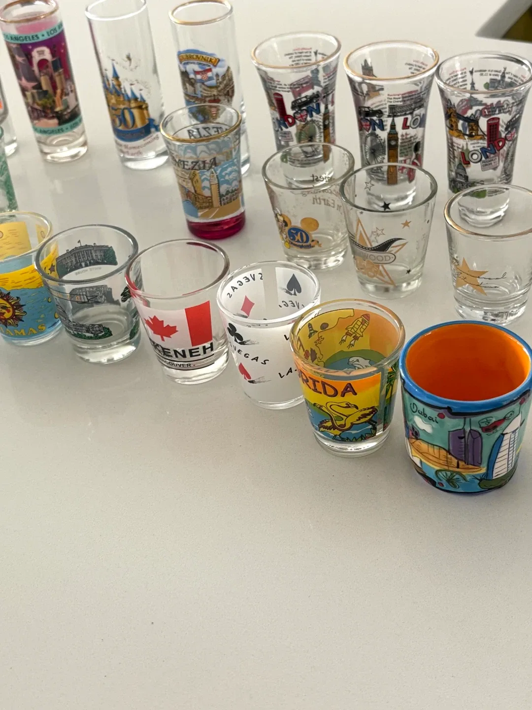 Souvenir Shot Glass Collection