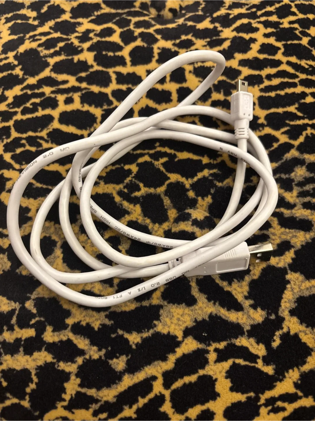 White USB 2.0 Cable