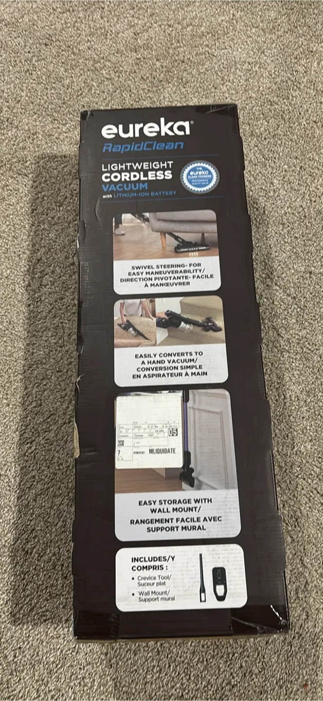 Eureka RapidClean Lightweight Cordless Vacuum - NEW image indicator(2)