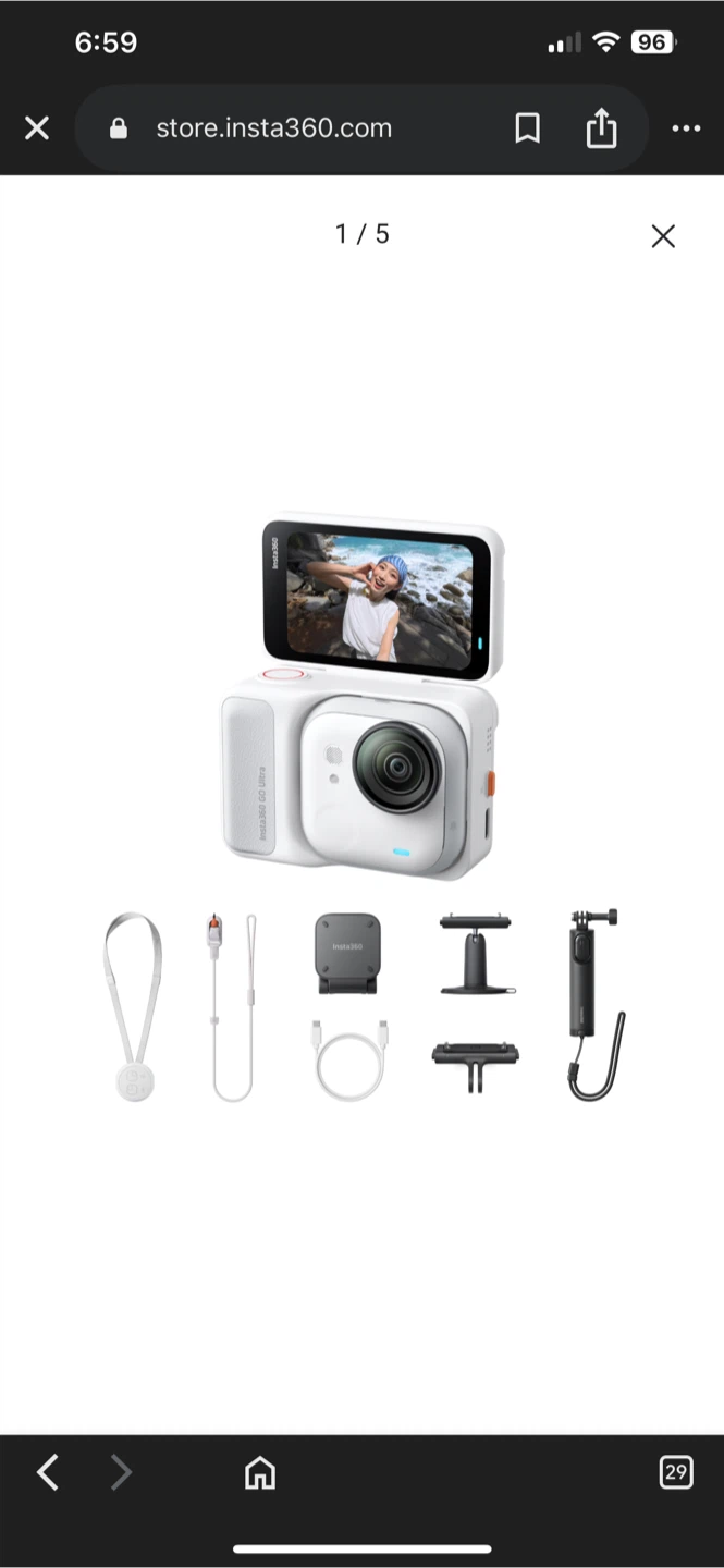 Insta360 GO Ultra Action Camera Creator Bundle