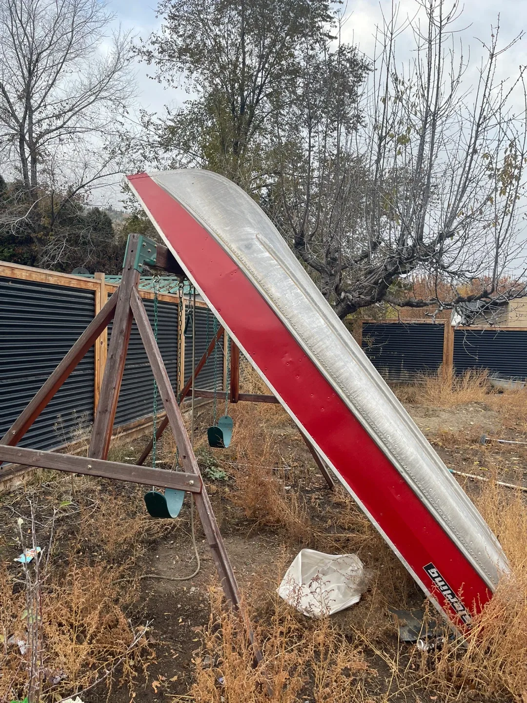 Aluminum Boat, Minn Kota Motor, Marine Battery