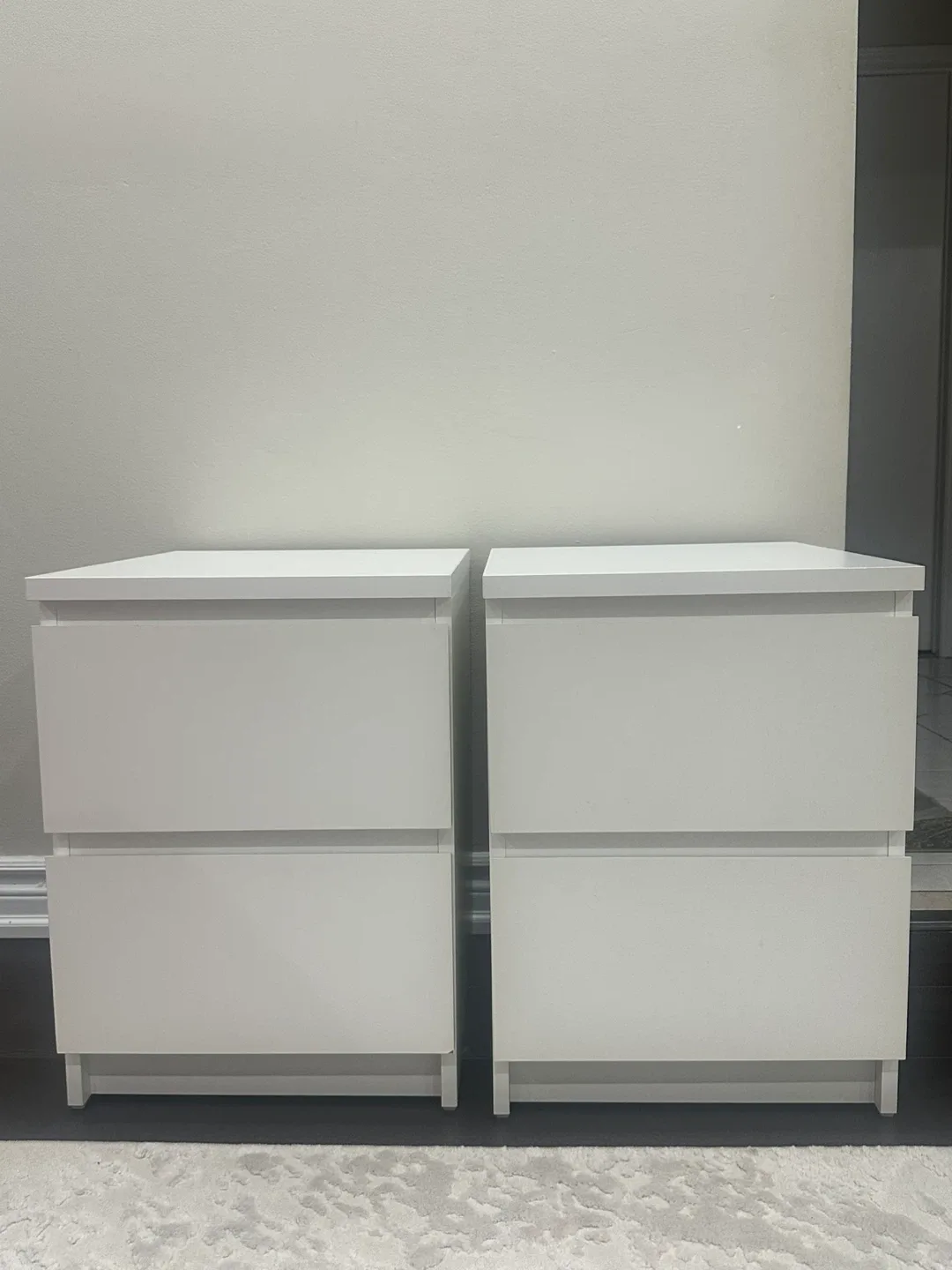 Ikea malm nightstands