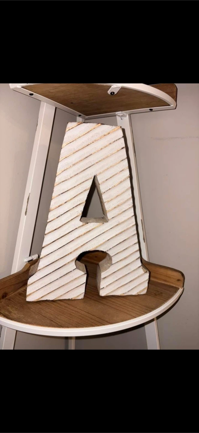 Decorative Wooden Letter A