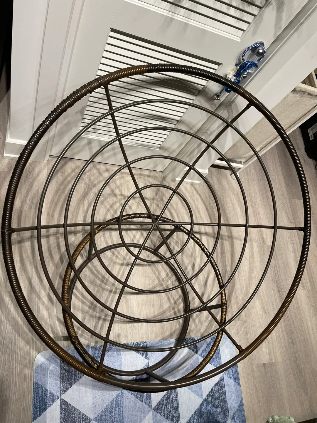 Metal papasan Chair Frame - Brown image indicator(2)