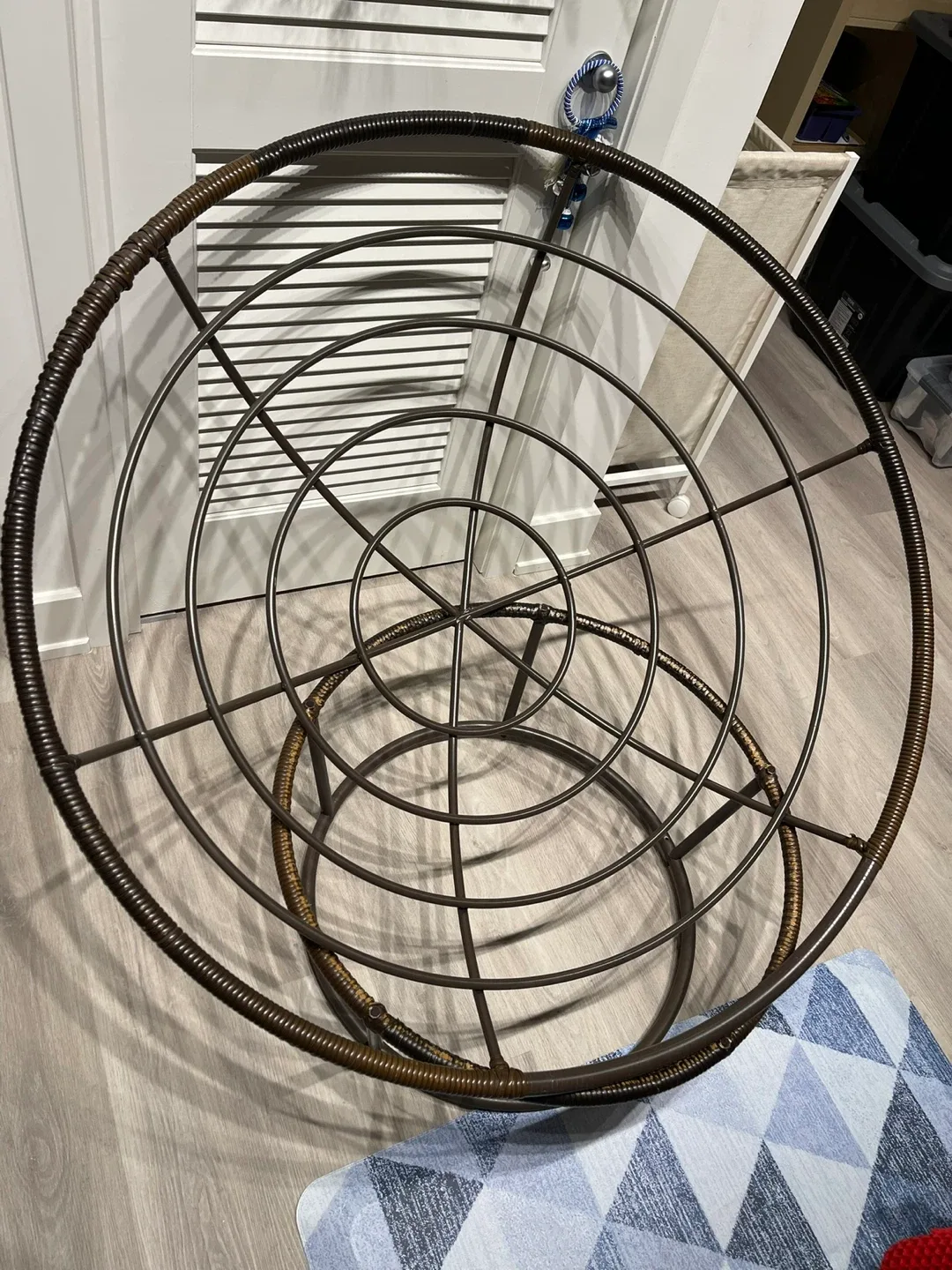 Metal papasan Chair Frame - Brown