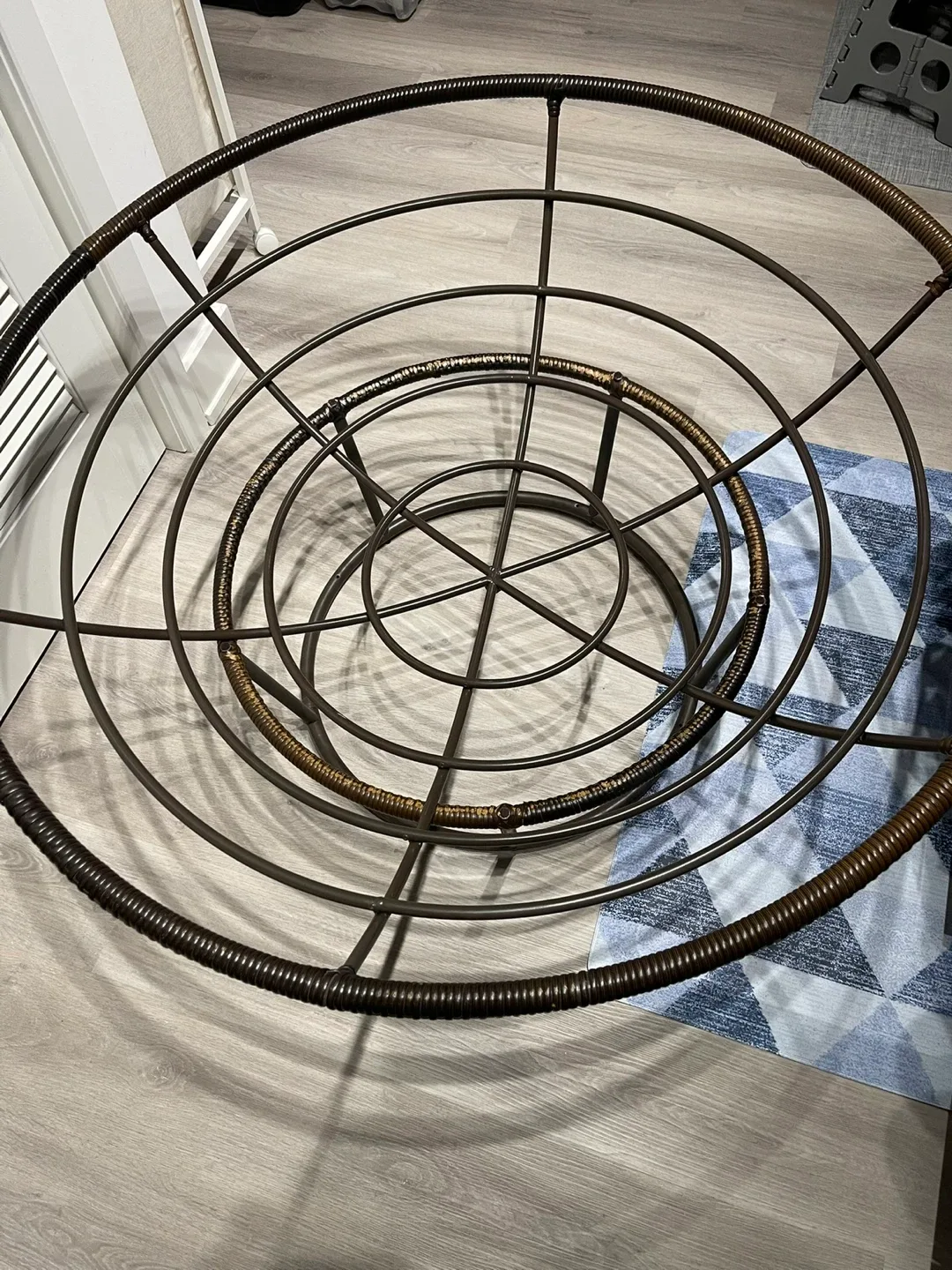 Metal papasan Chair Frame - Brown image indicator(3)