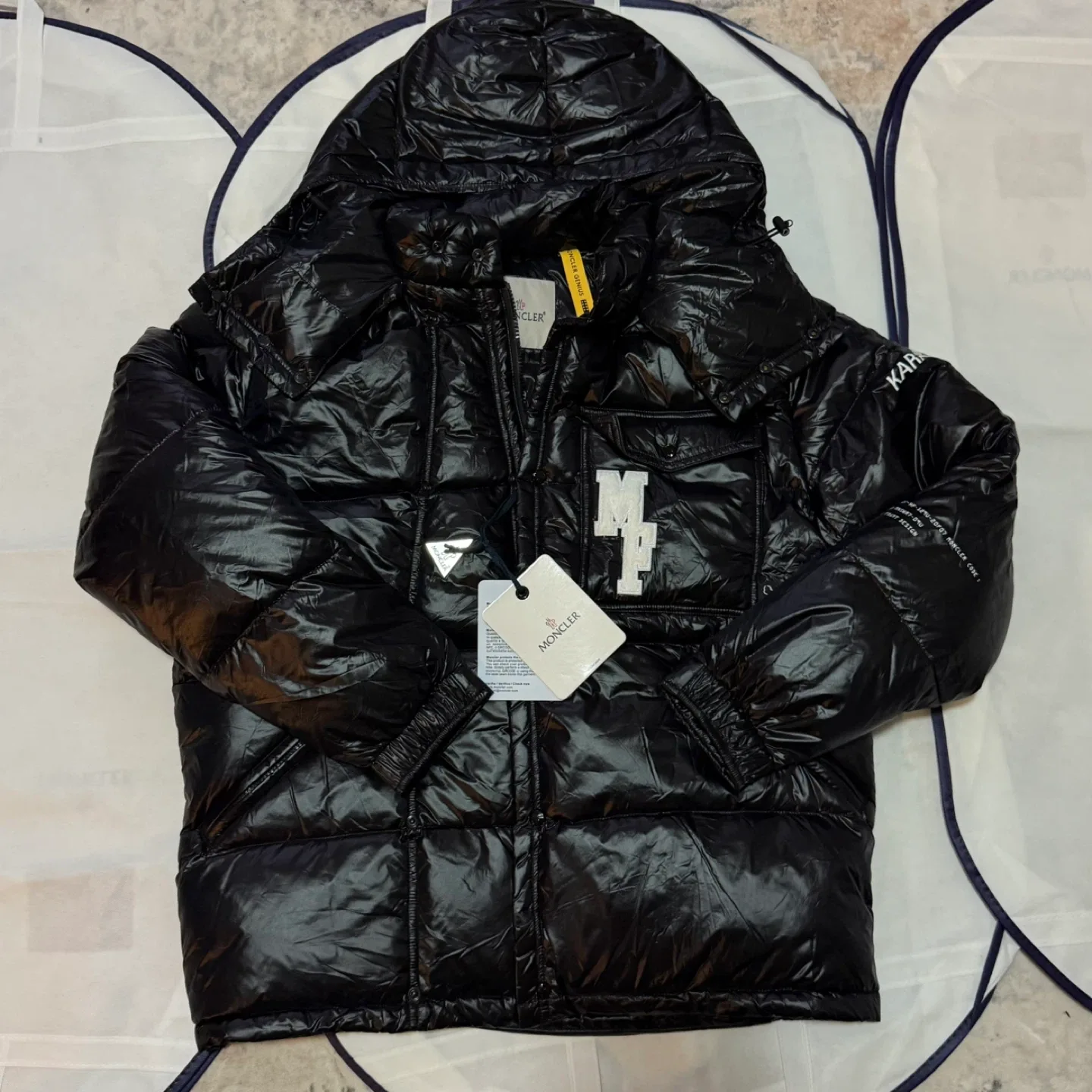 Moncler Black Padded Down Jacket