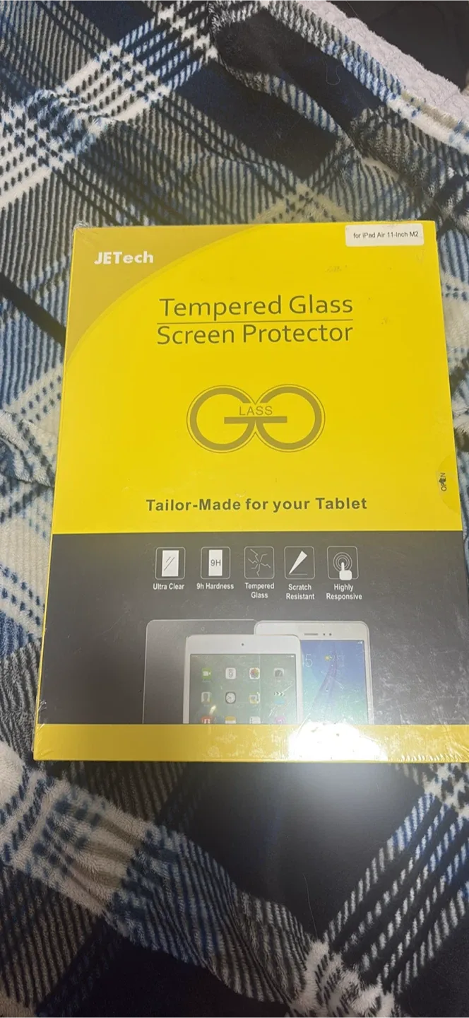 JETech Tempered Glass Screen Protector for iPad Air 11-inch M2
