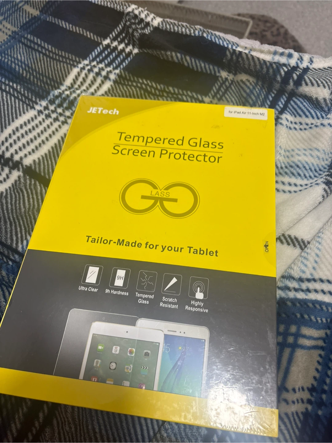 JETech Tempered Glass Screen Protector for iPad Air 11-inch M2 - photo 2
