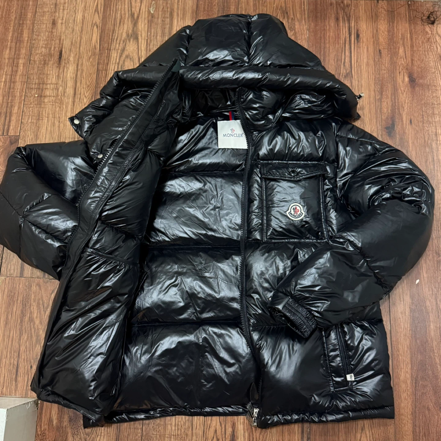 Moncler Black Puffer Jacket - photo 5