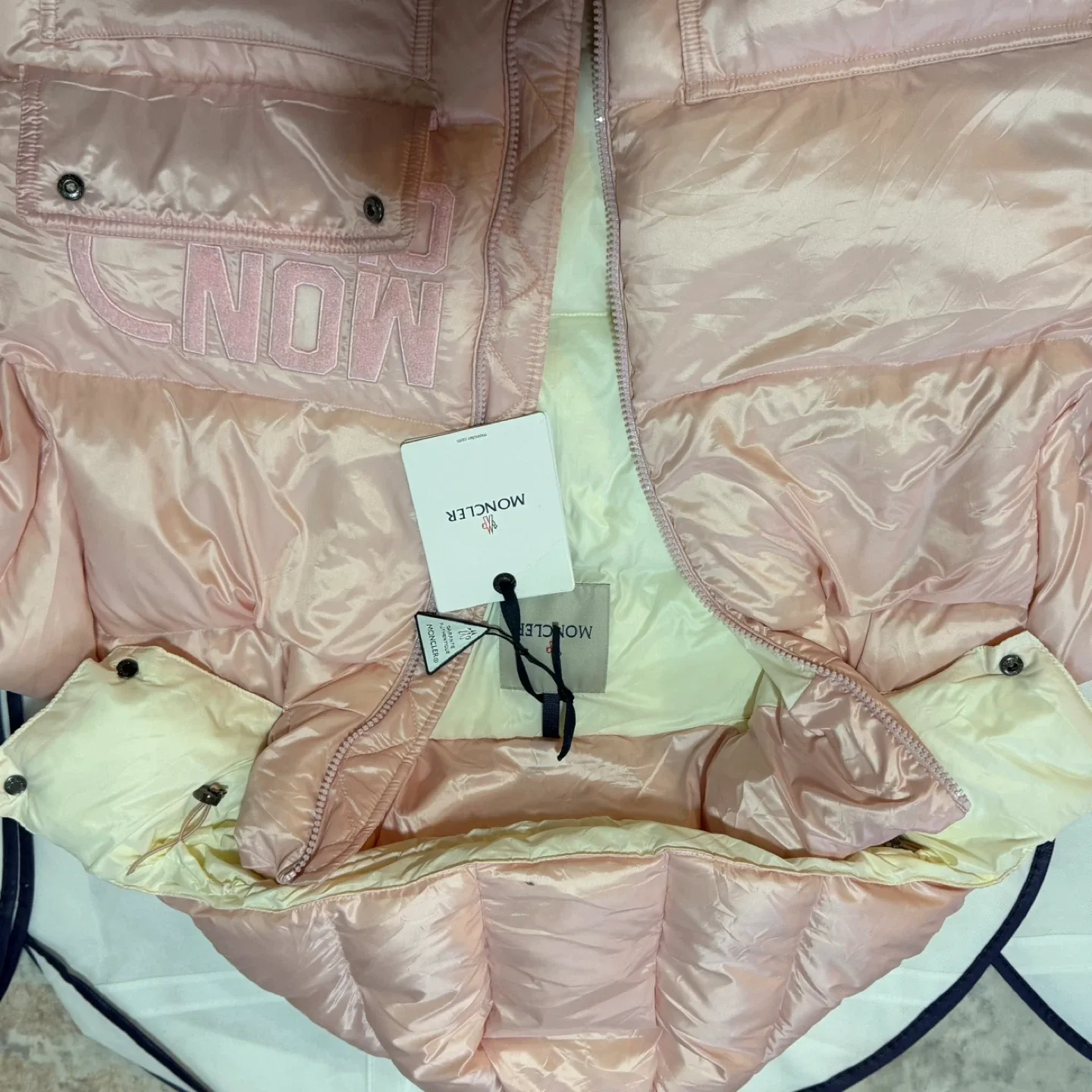 Moncler Pink Padded Down Jacket image indicator(6)