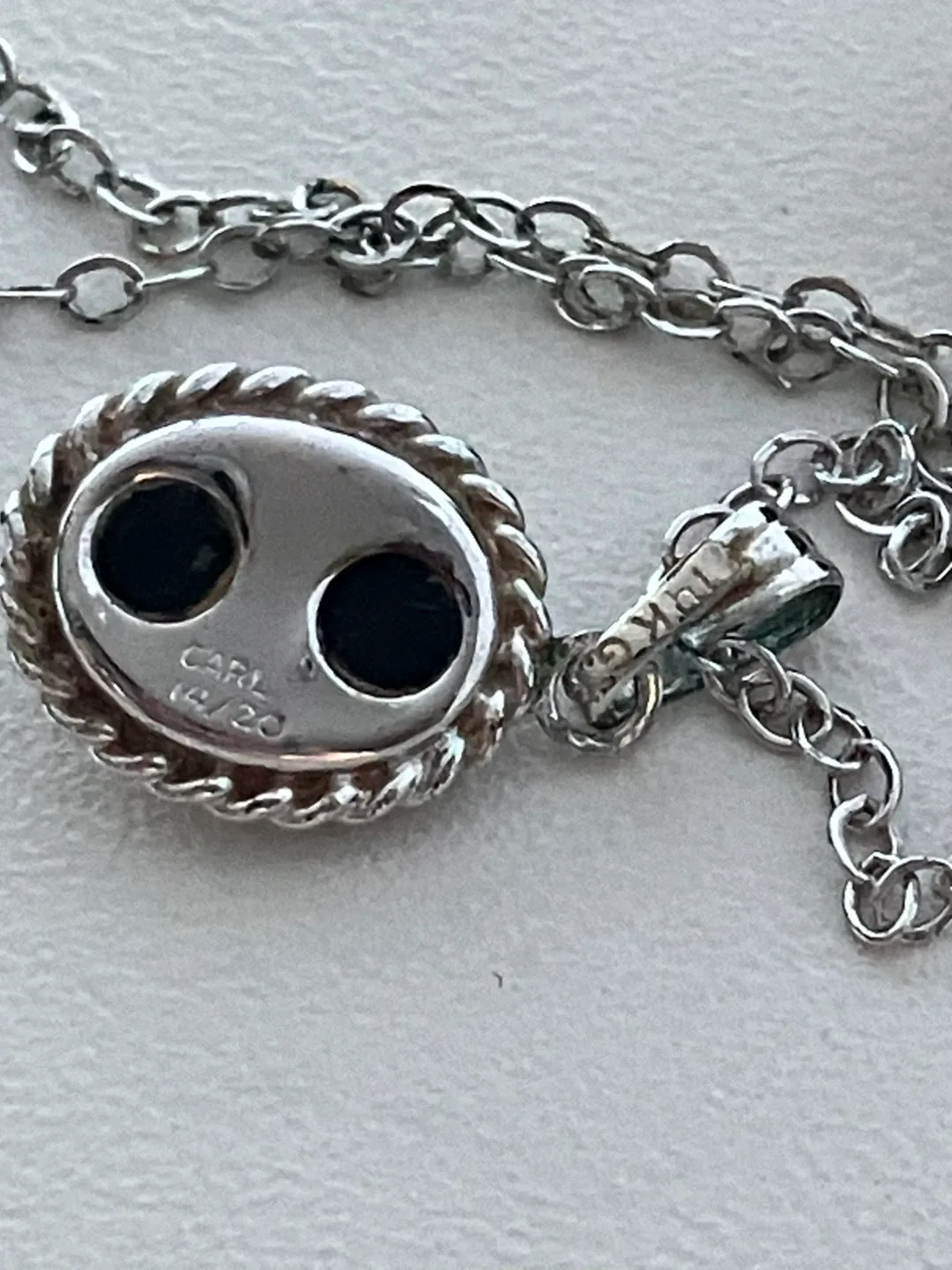 Carla 14 k Gold Fill Diamond Necklace and Earring Set image indicator(4)