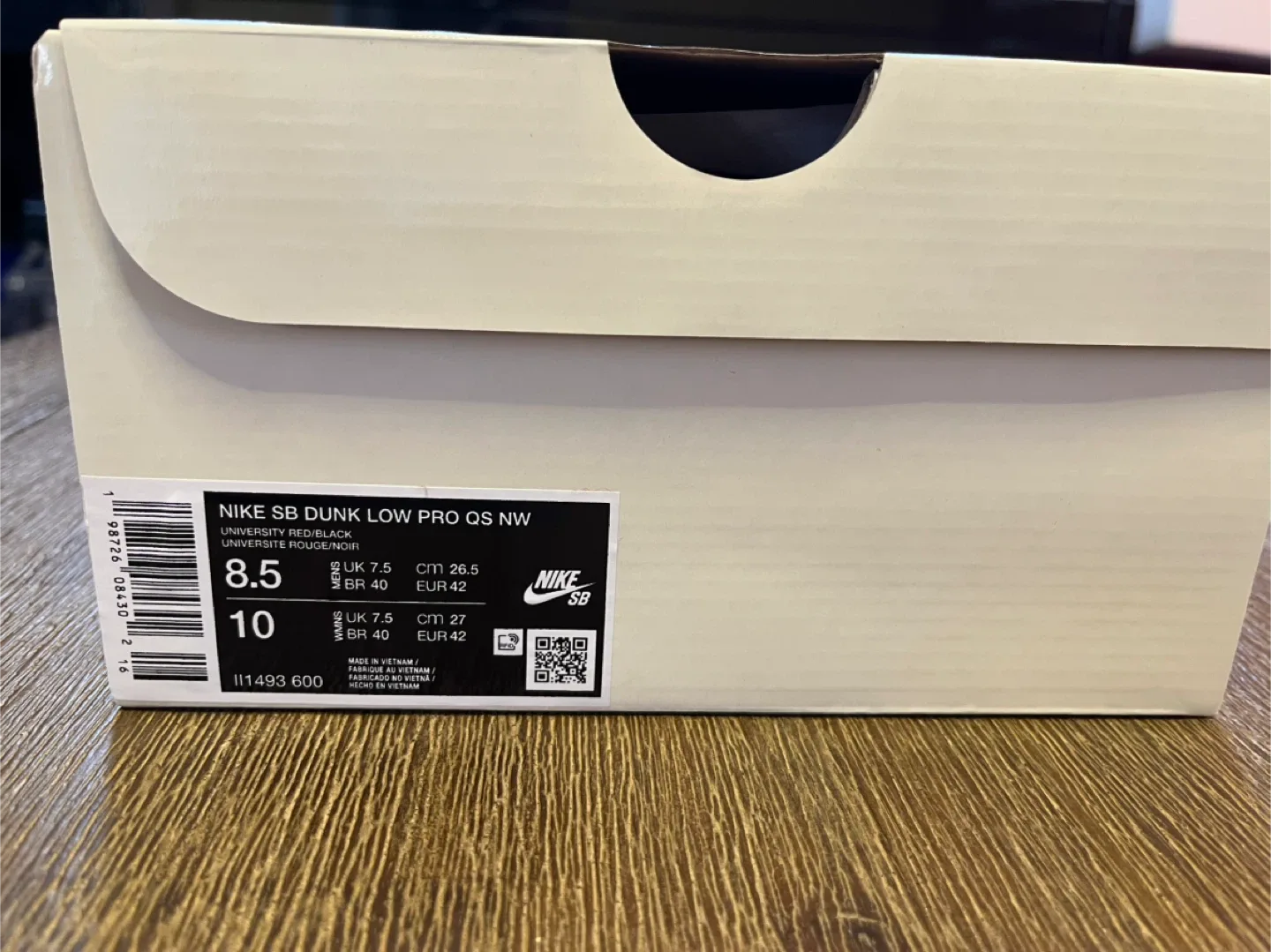 Nike Sb Dunk Low Nardwuar Brandnew Rare Hand Signed Size 8.5 image indicator(5)