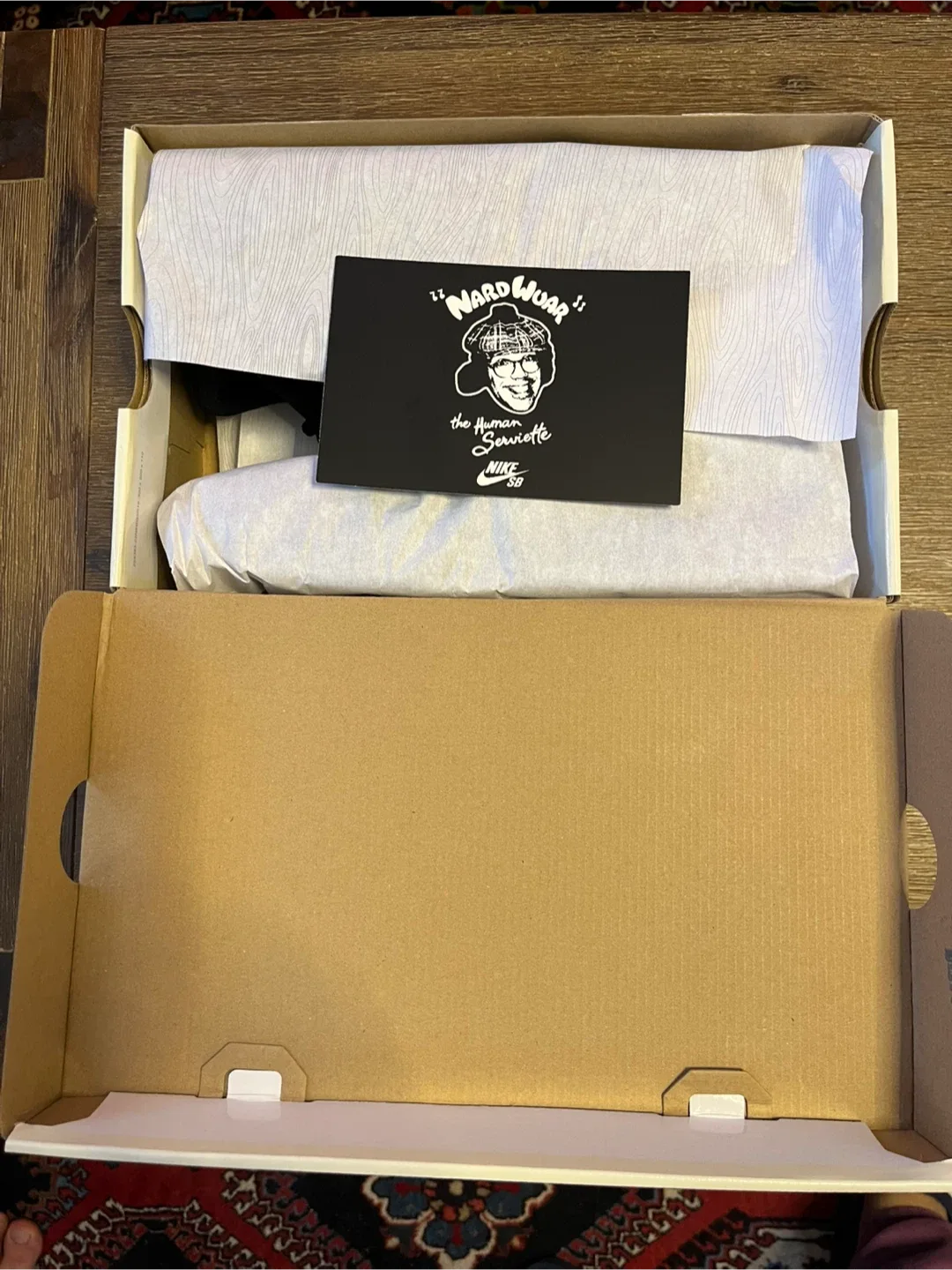 Nike Sb Dunk Low Nardwuar Brandnew Rare Hand Signed Size 8.5 image indicator(6)