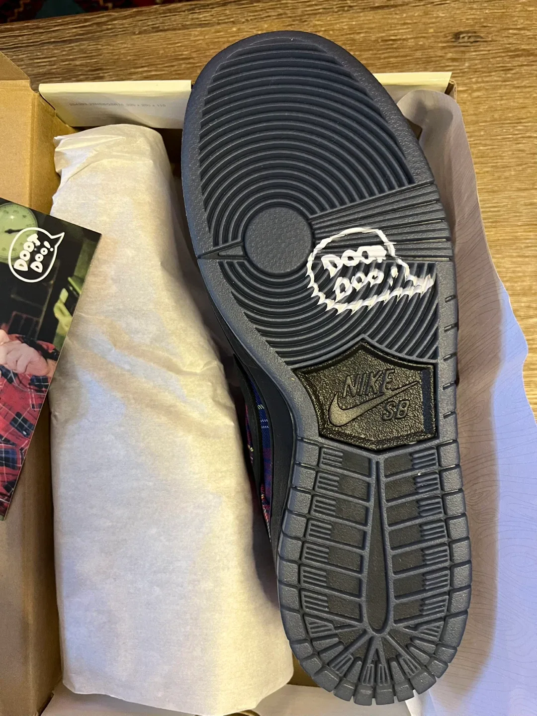 Nike Sb Dunk Low Nardwuar Brandnew Rare Hand Signed Size 8.5 image indicator(10)