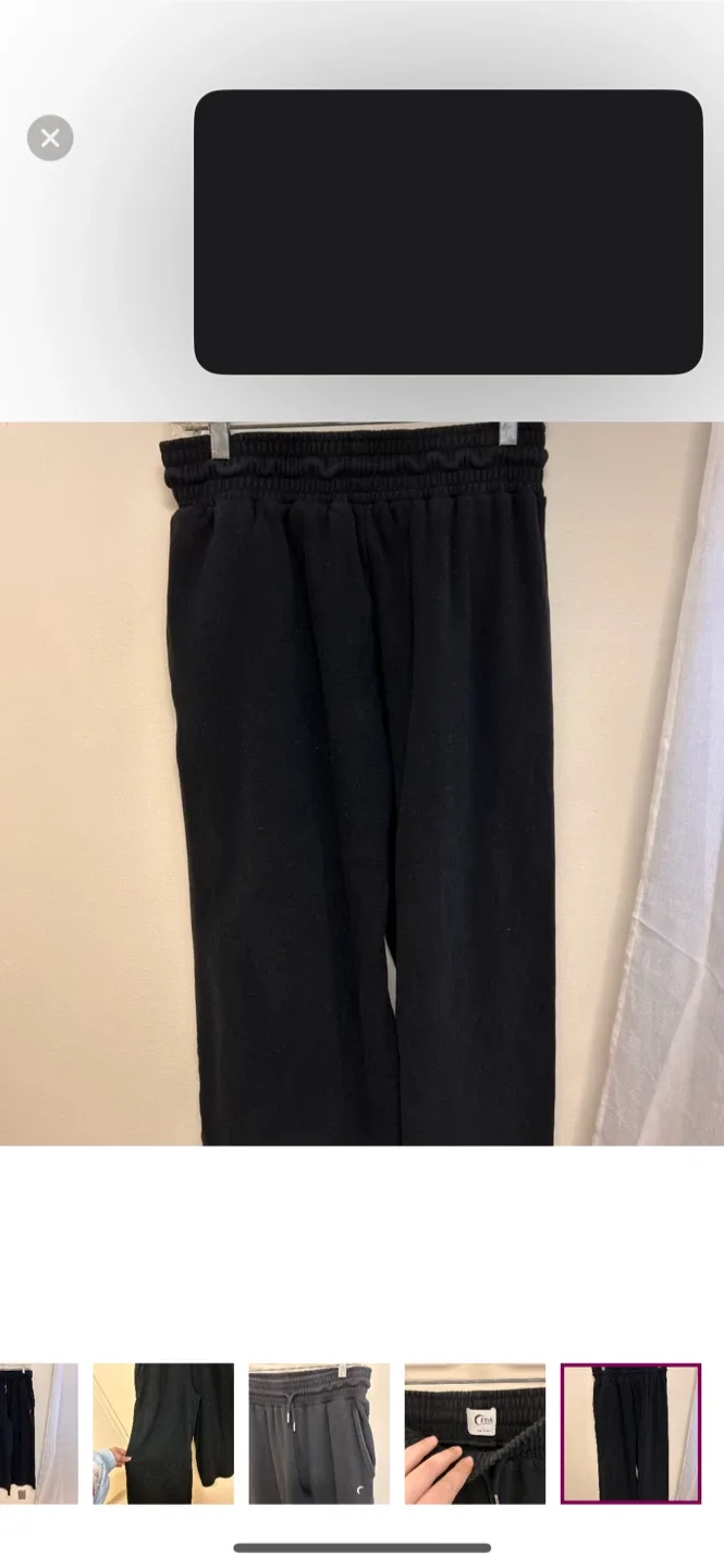 Zyia Active Black Crop Pants image indicator(5)