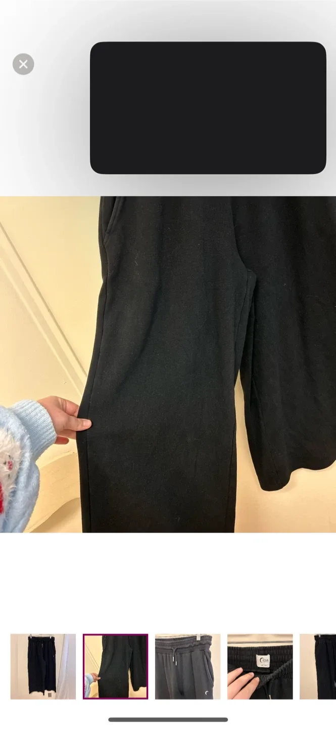 Zyia Active Black Crop Pants image indicator(2)