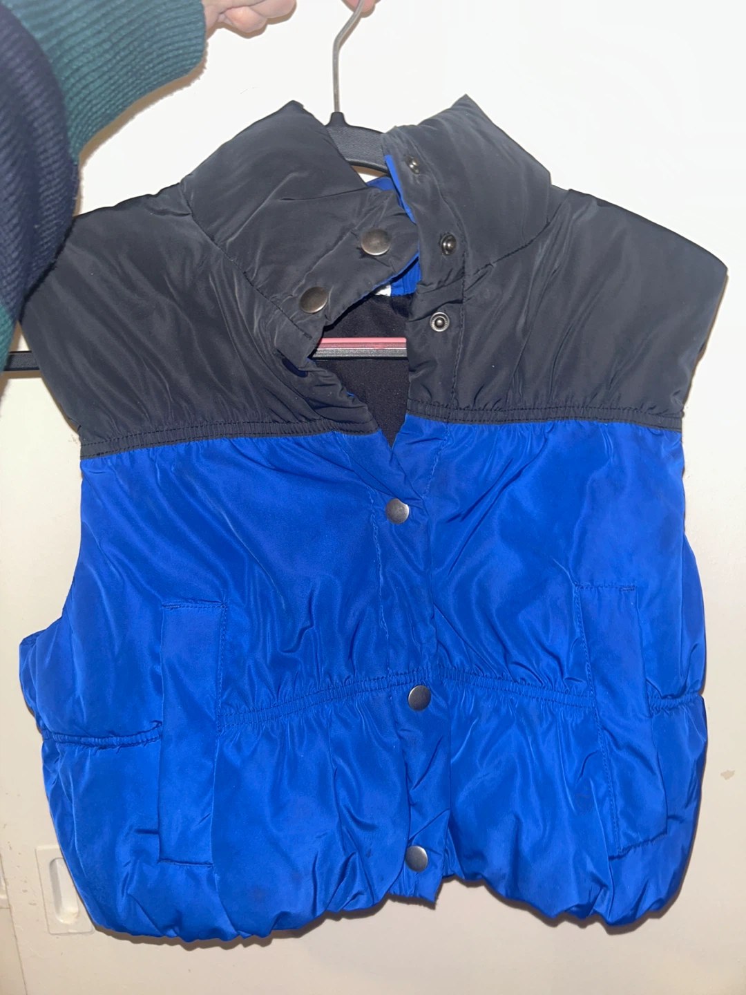 Blue & Black Puffer Vest - photo 2