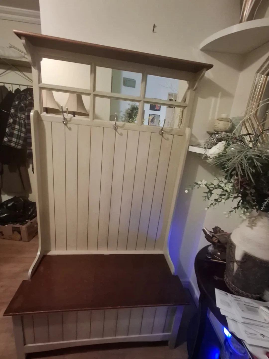 Hall Tree with Storage Bench