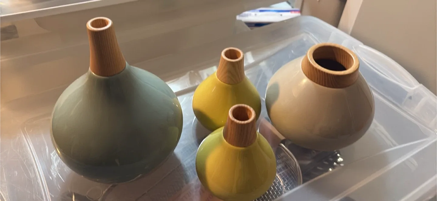 Crate & Barrel Vases - Set of 4