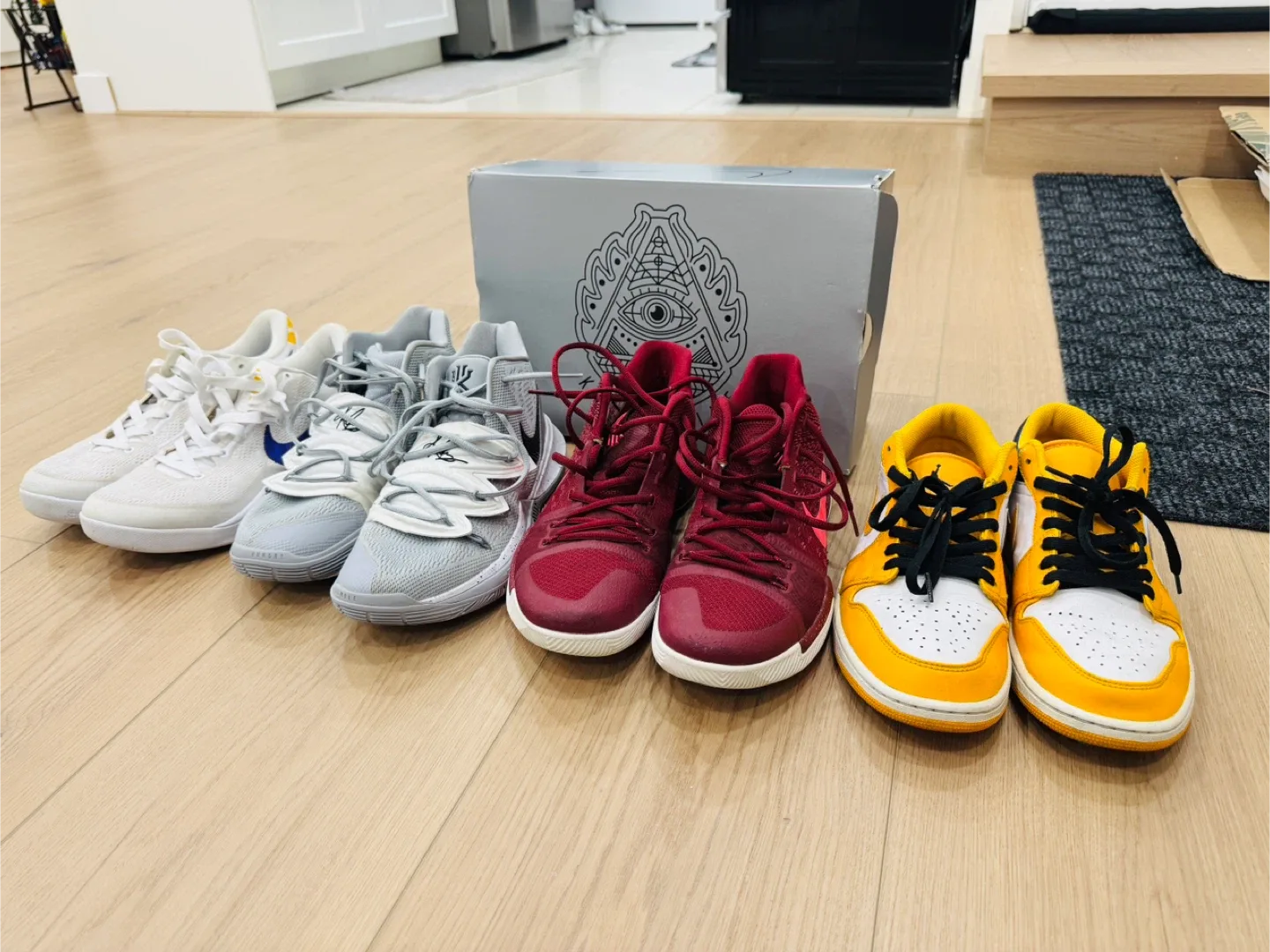 Nike Kyrie 5, Air Jordan 1 Shoes