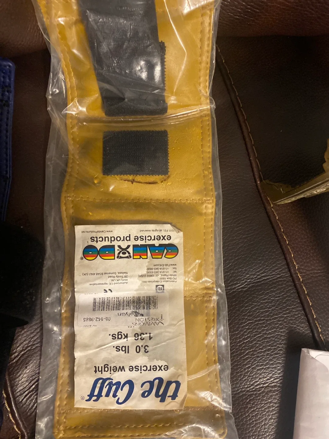 CanDo The Cuff Exercise Weight - 3lbs Yellow