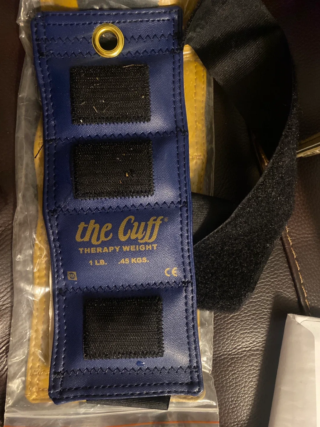 CanDo The Cuff Exercise Weight - 3lbs Yellow image indicator(2)