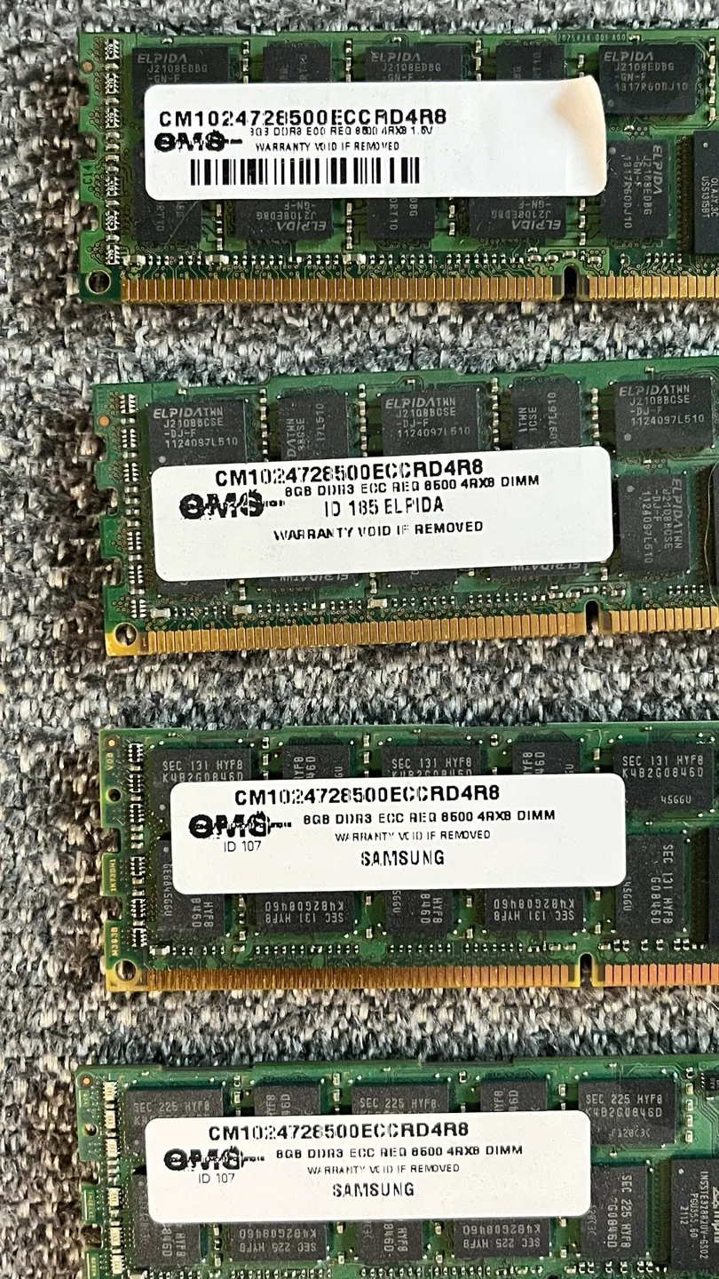 🥕Samsung 8GB DDR3 ECC REG Memory Sticks image indicator(2)