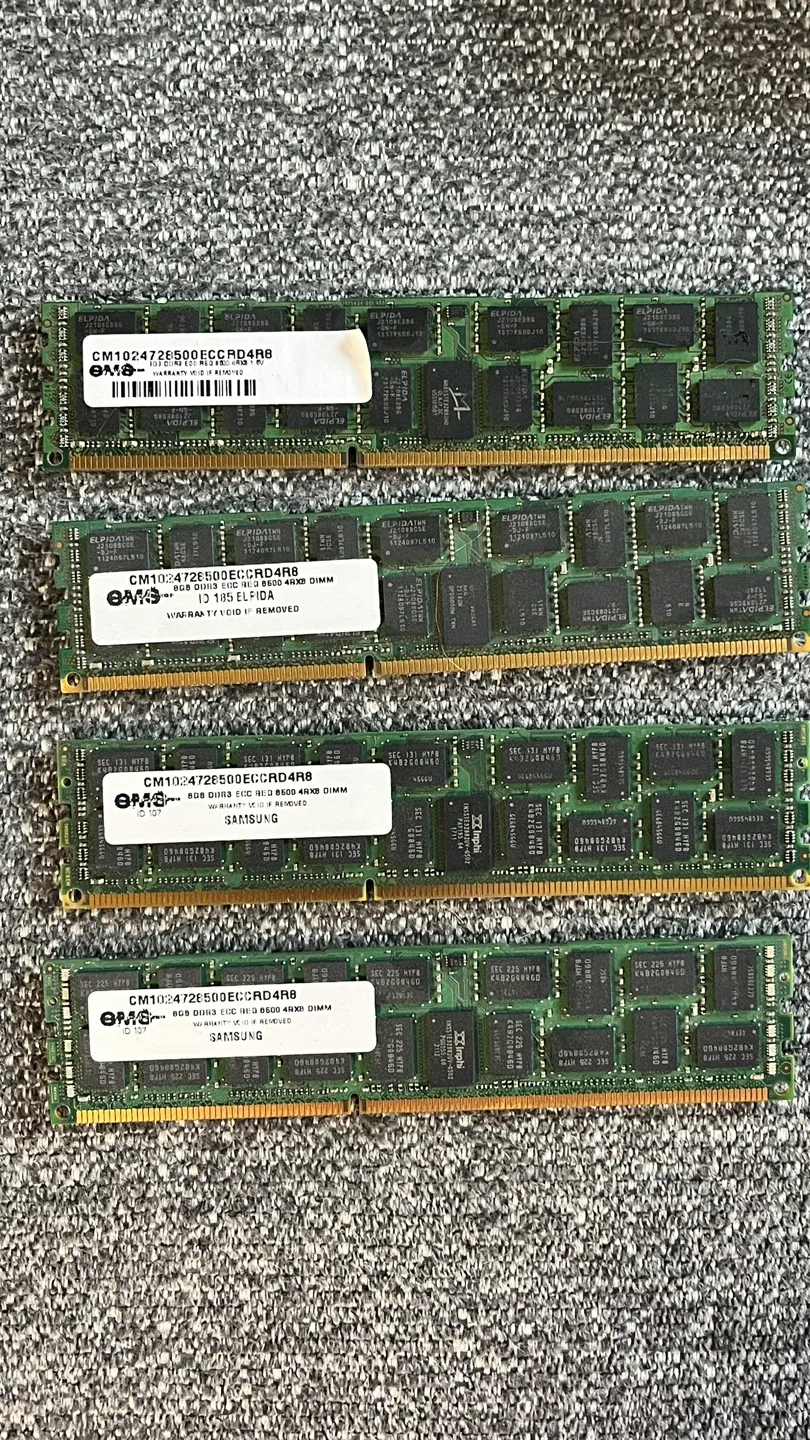 🥕Samsung 8GB DDR3 ECC REG Memory Sticks