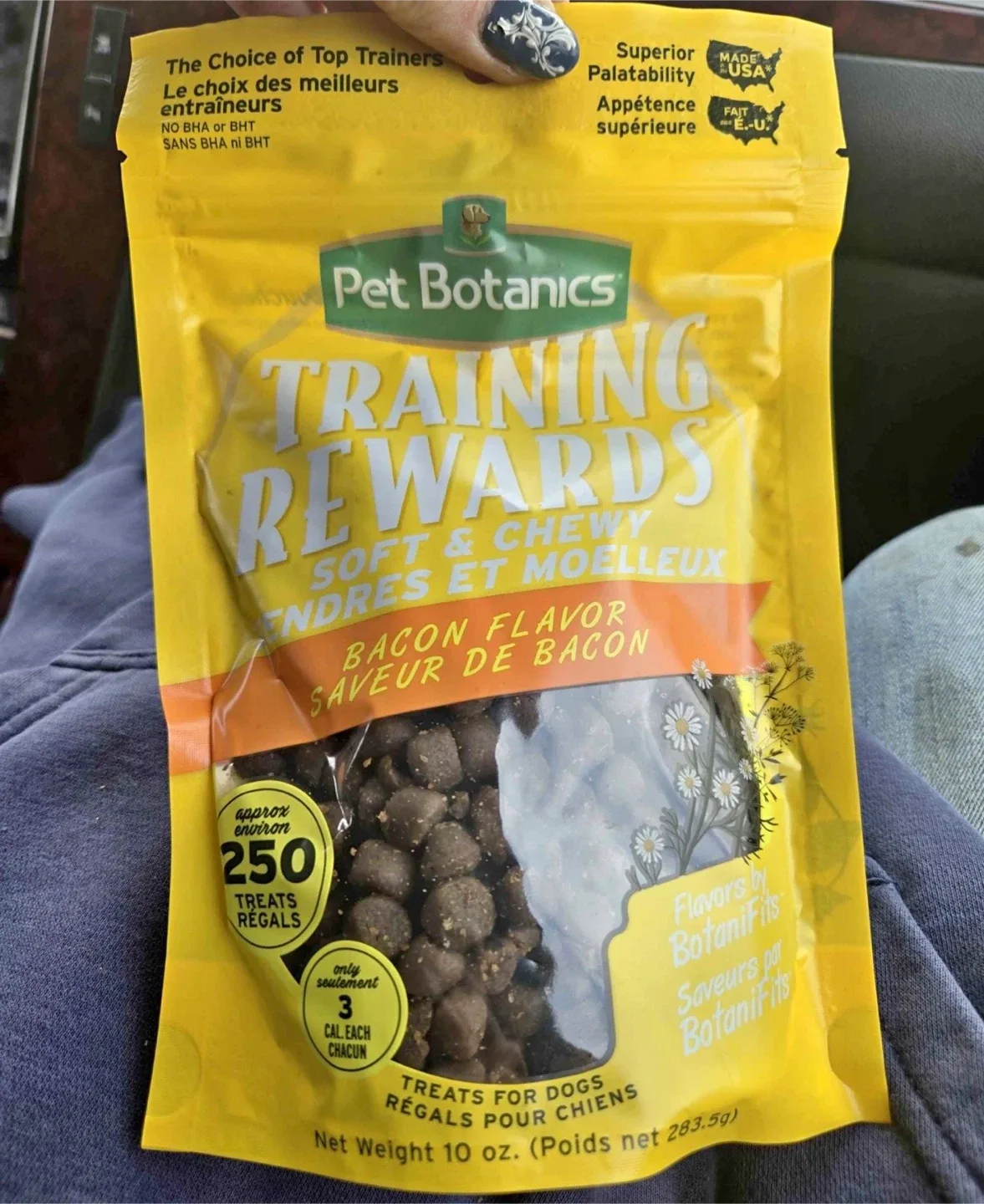 New Pet Botanics Training Rewards Bacon Flavor