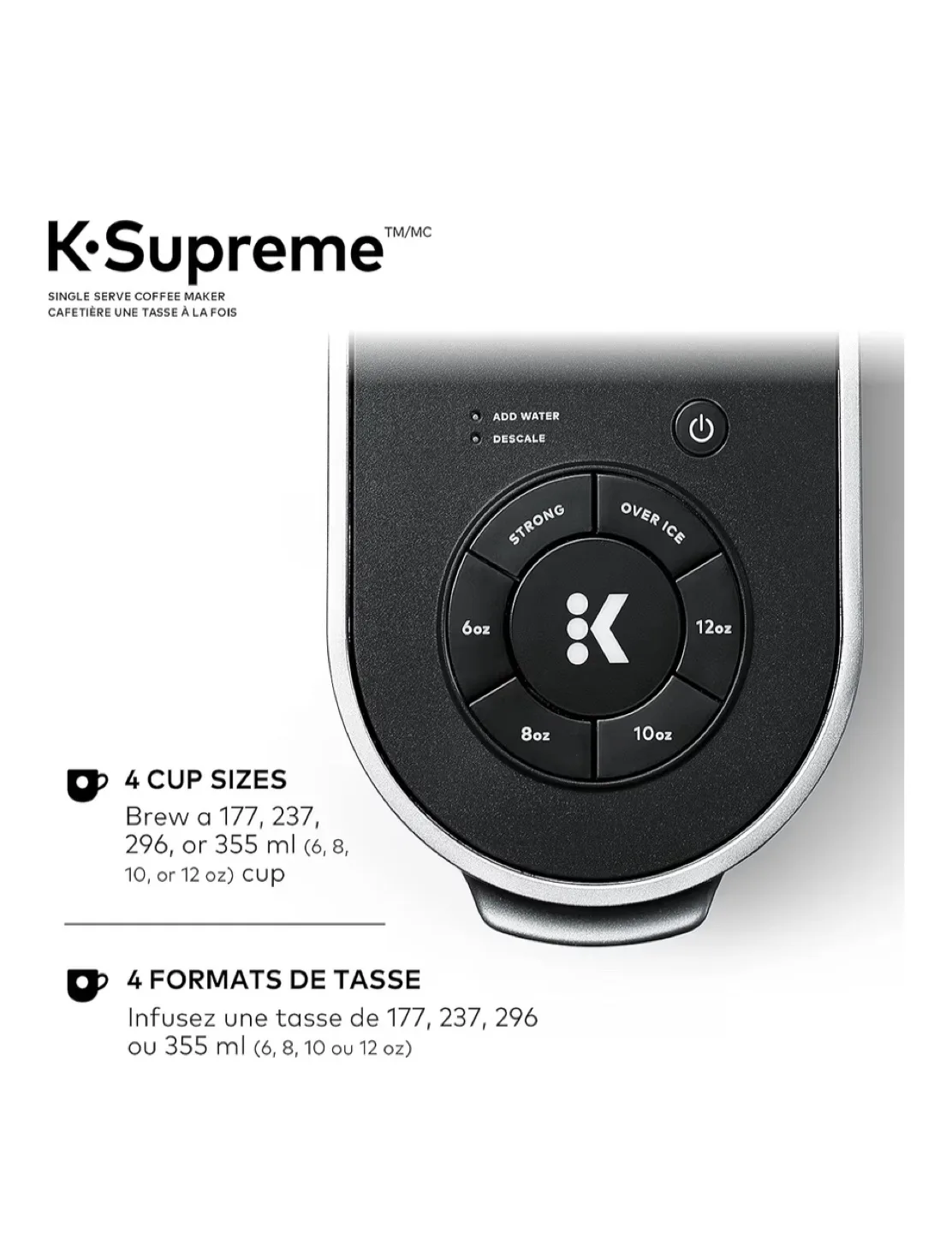 Keurig K-Supreme Single Serve Coffee Maker image indicator(3)