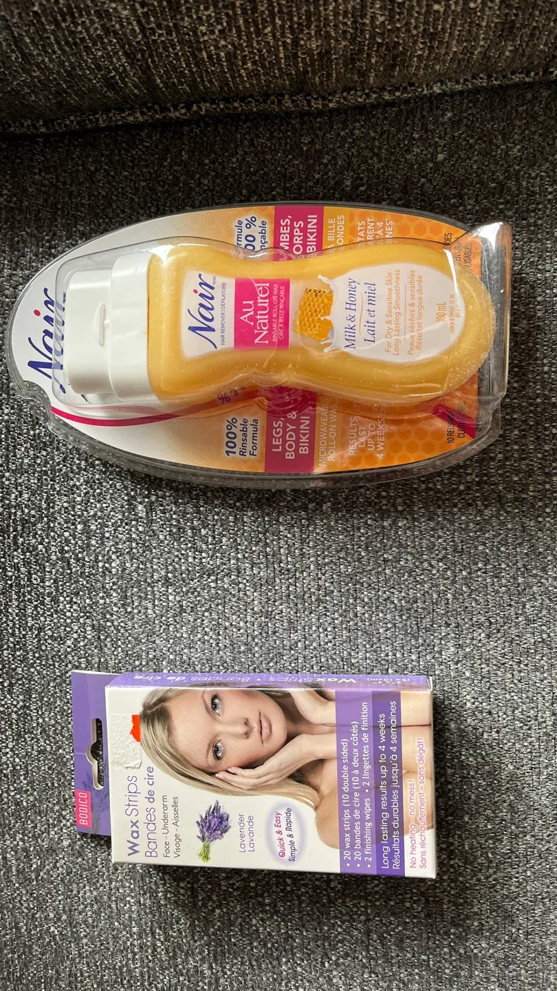 Nair Milk & Honey Roll-On Wax & Bodico Wax Strips