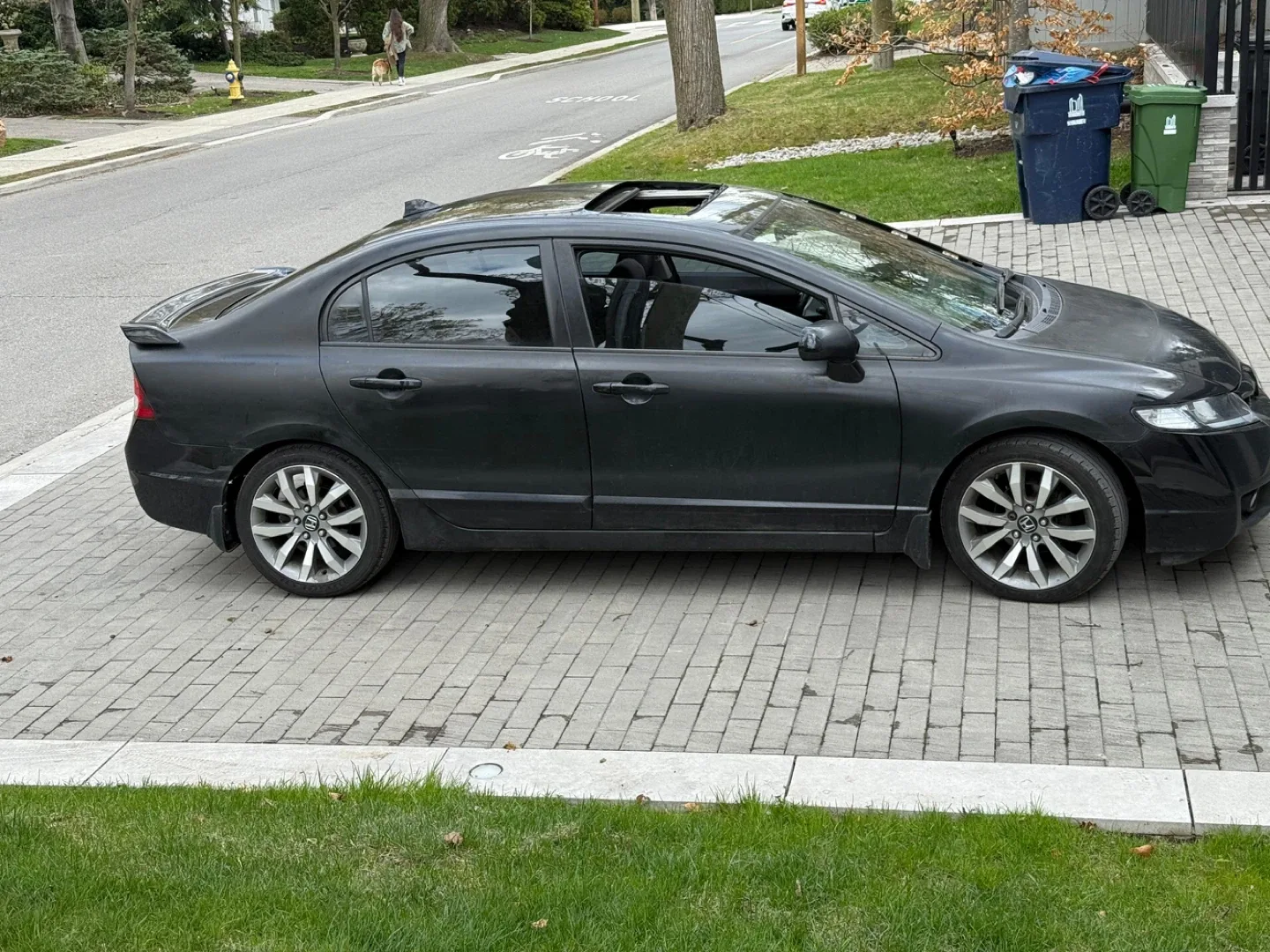 Black Honda Civic Sedan