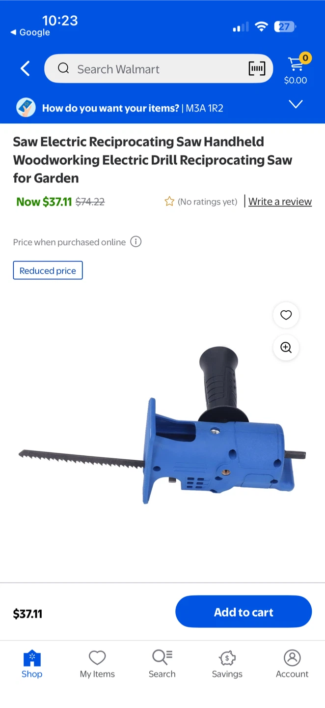 Electric Reciprocating Saw Handheld - photo 2