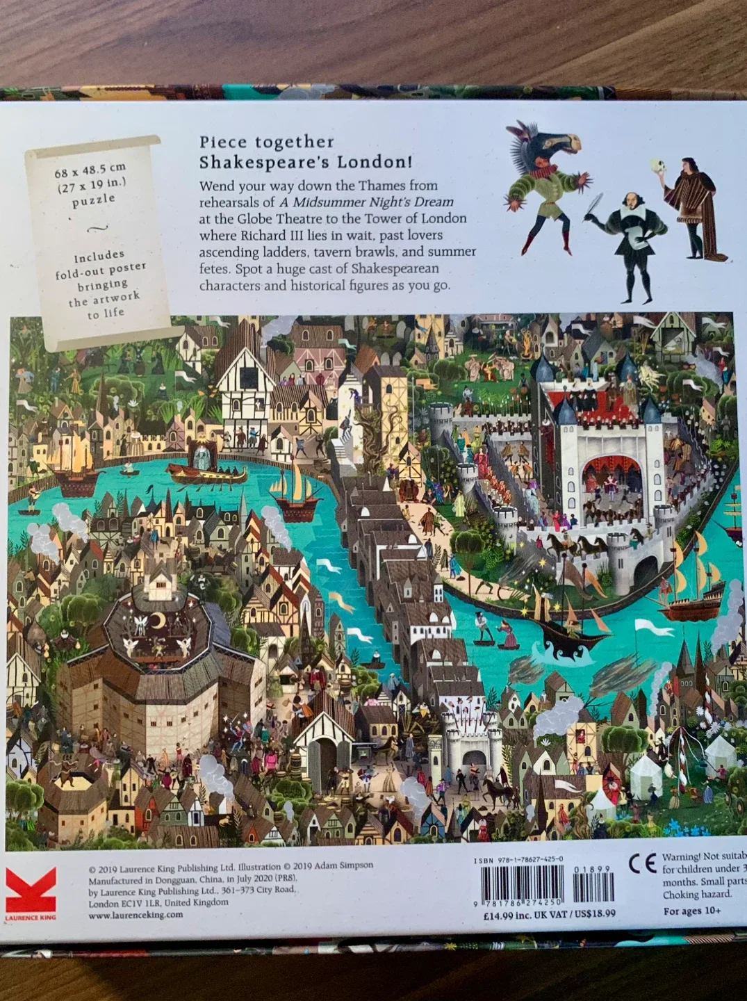 The World of Shakespeare 1000-Piece Jigsaw Puzzle image indicator(3)