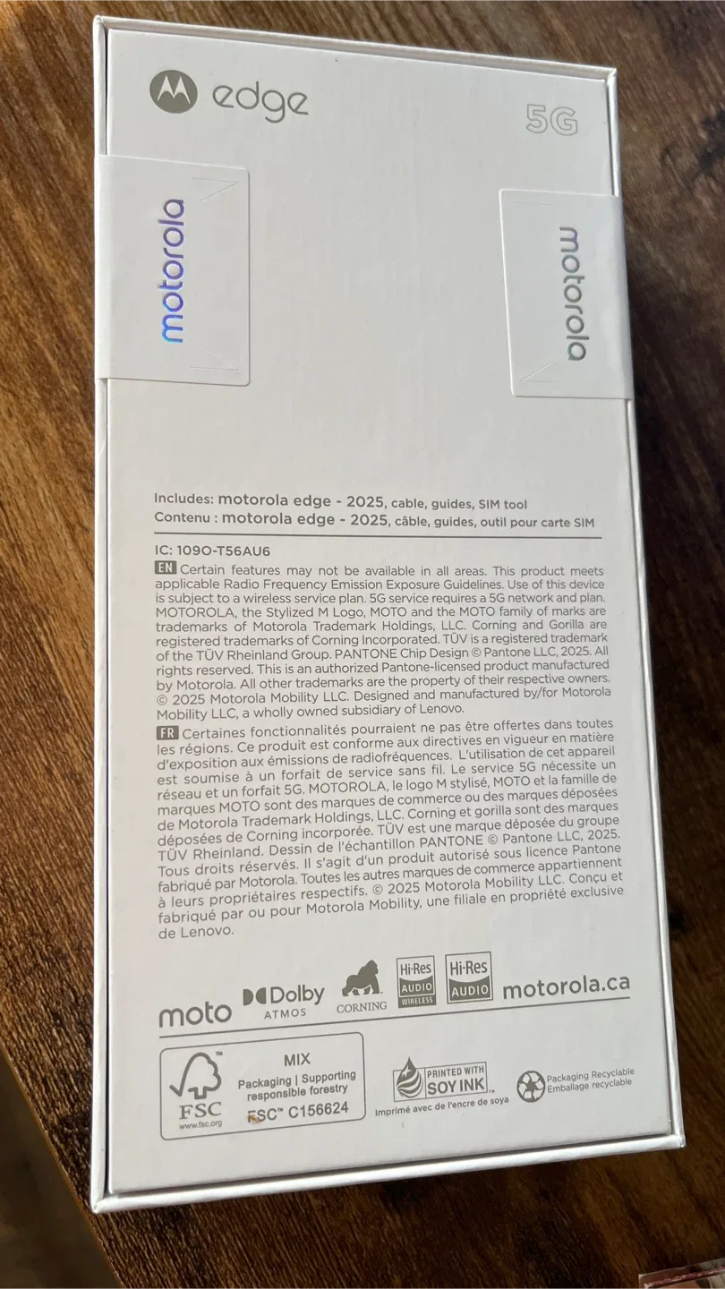 New Motorola Edge 2025 Cell Phone - in sealed box! image indicator(2)