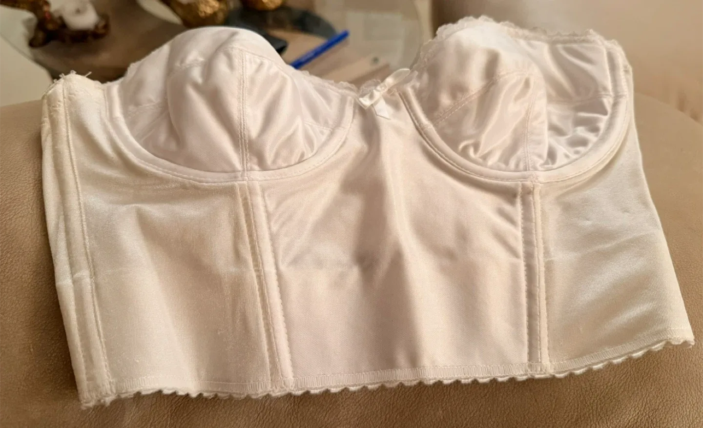 Bra, Size 34A, White image indicator(3)