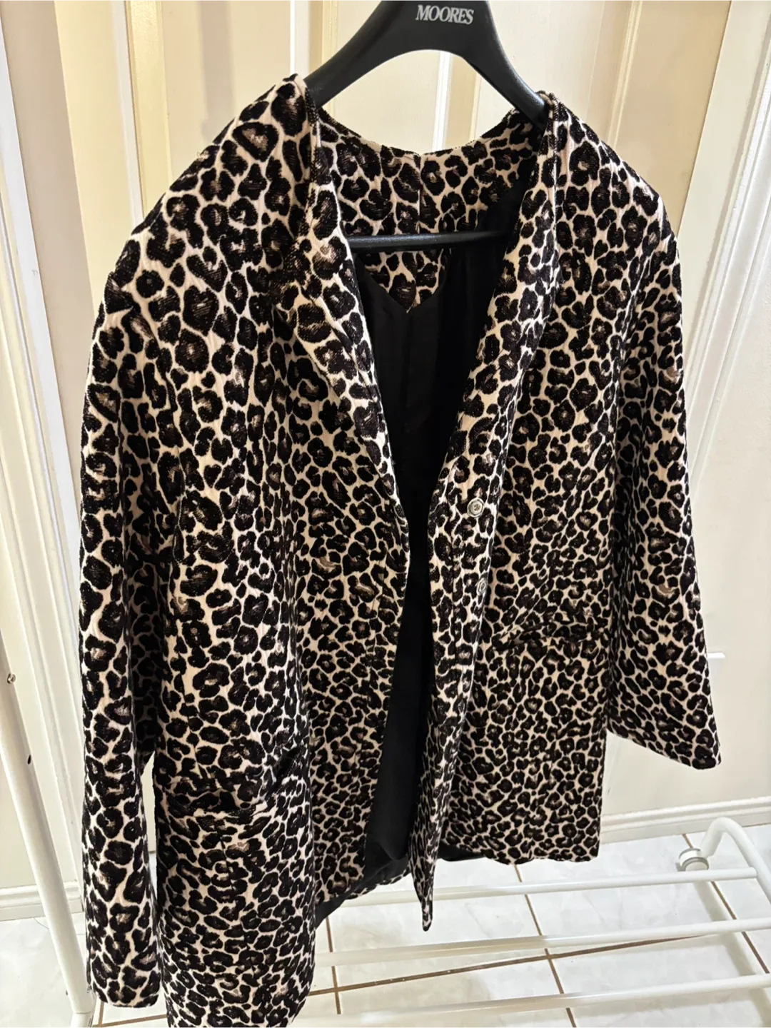 🐆 ✨ Women’s Leopard Print Fully Lined Coat 🧥