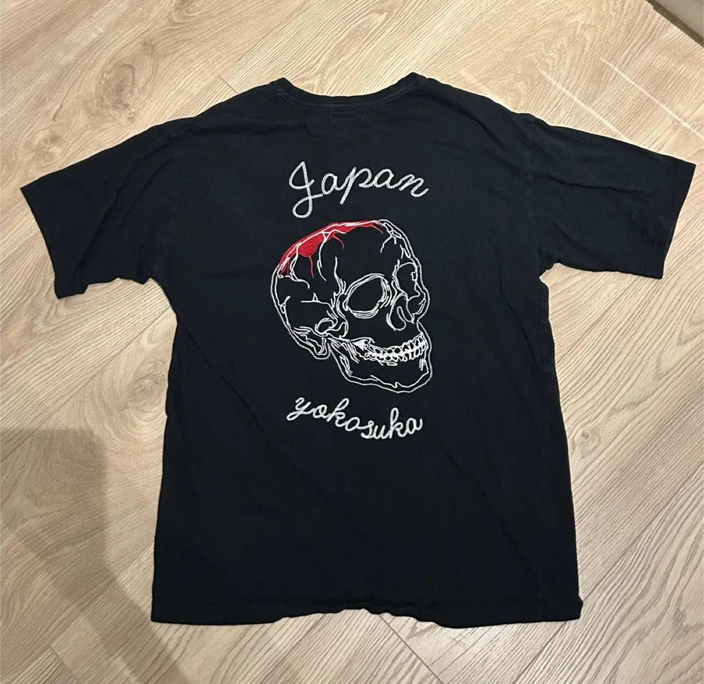 Zara Man Japan Yokosuka Skull T-Shirt - Size M image indicator(2)