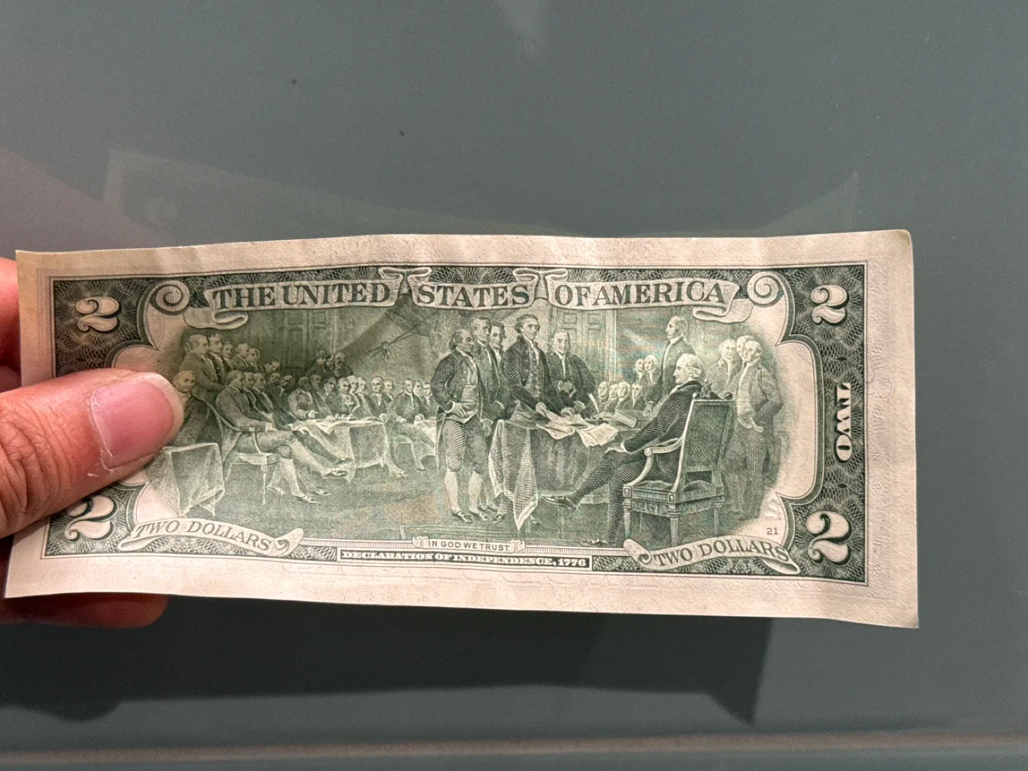 Two dollar bill selling image indicator(2)