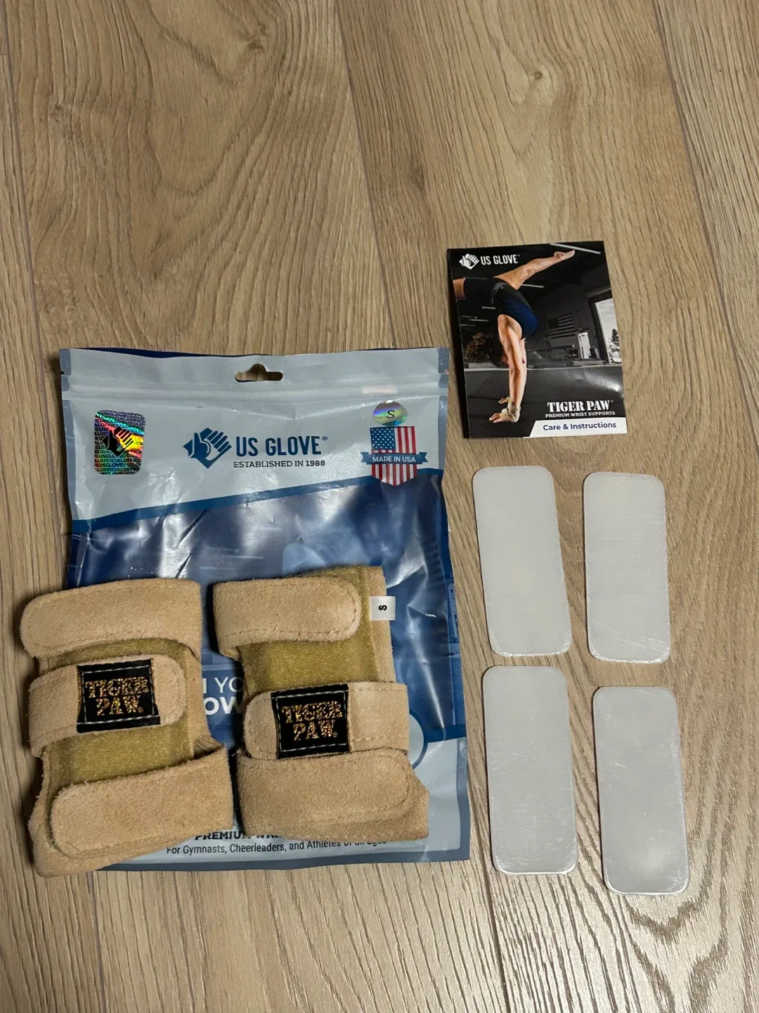 US Glove Tiger Paws Gymnastics Wrist Supports - Size S