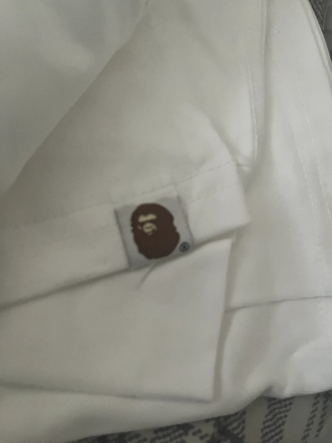 New A Bathing Ape x Burberry(BAPE) White Tee - Size S - photo 5