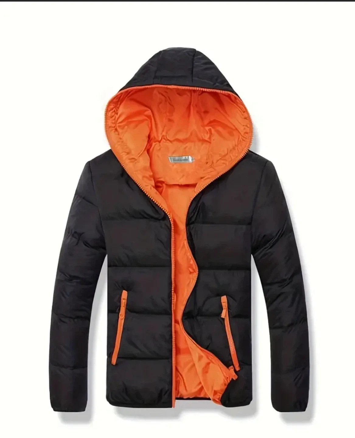 Navy Blue Puffer Jacket
