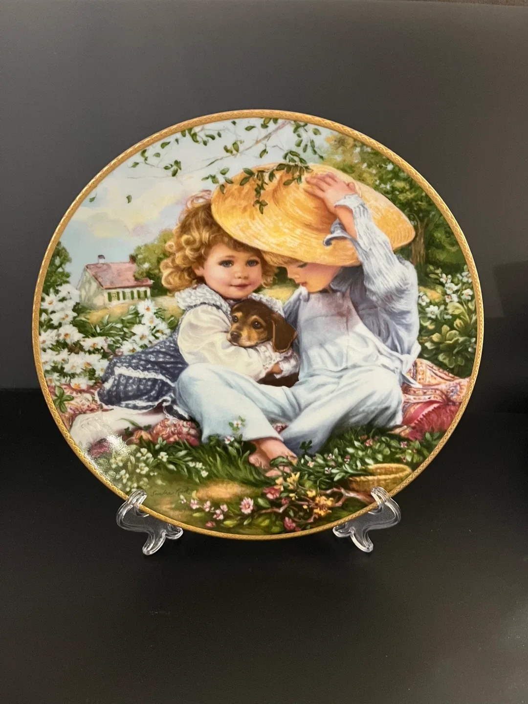 FREE - Reco 'A Time to Love' Collector Plate