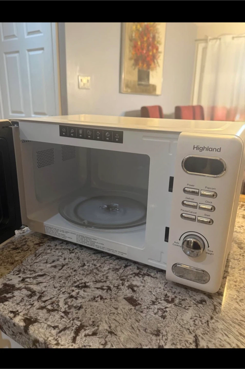 Highland Microwave - White - photo 2