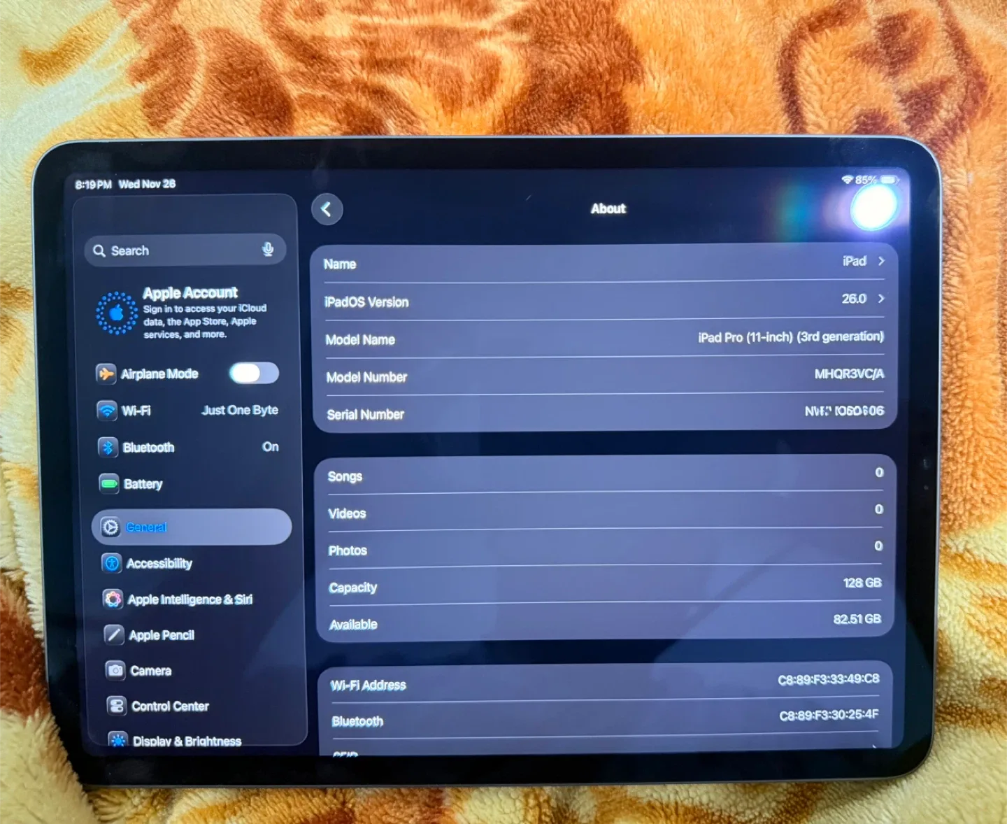 iPad Pro 11” (M1, 3rd Gen) 128GB image indicator(3)