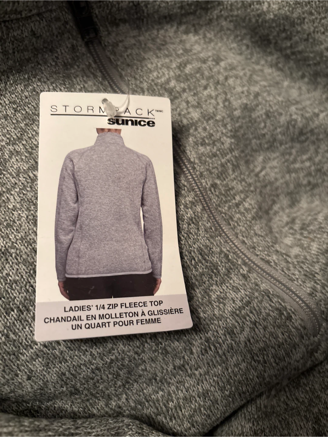 Sunice Ladies' 1/4 Zip Fleece Top XL - NEW - photo 3