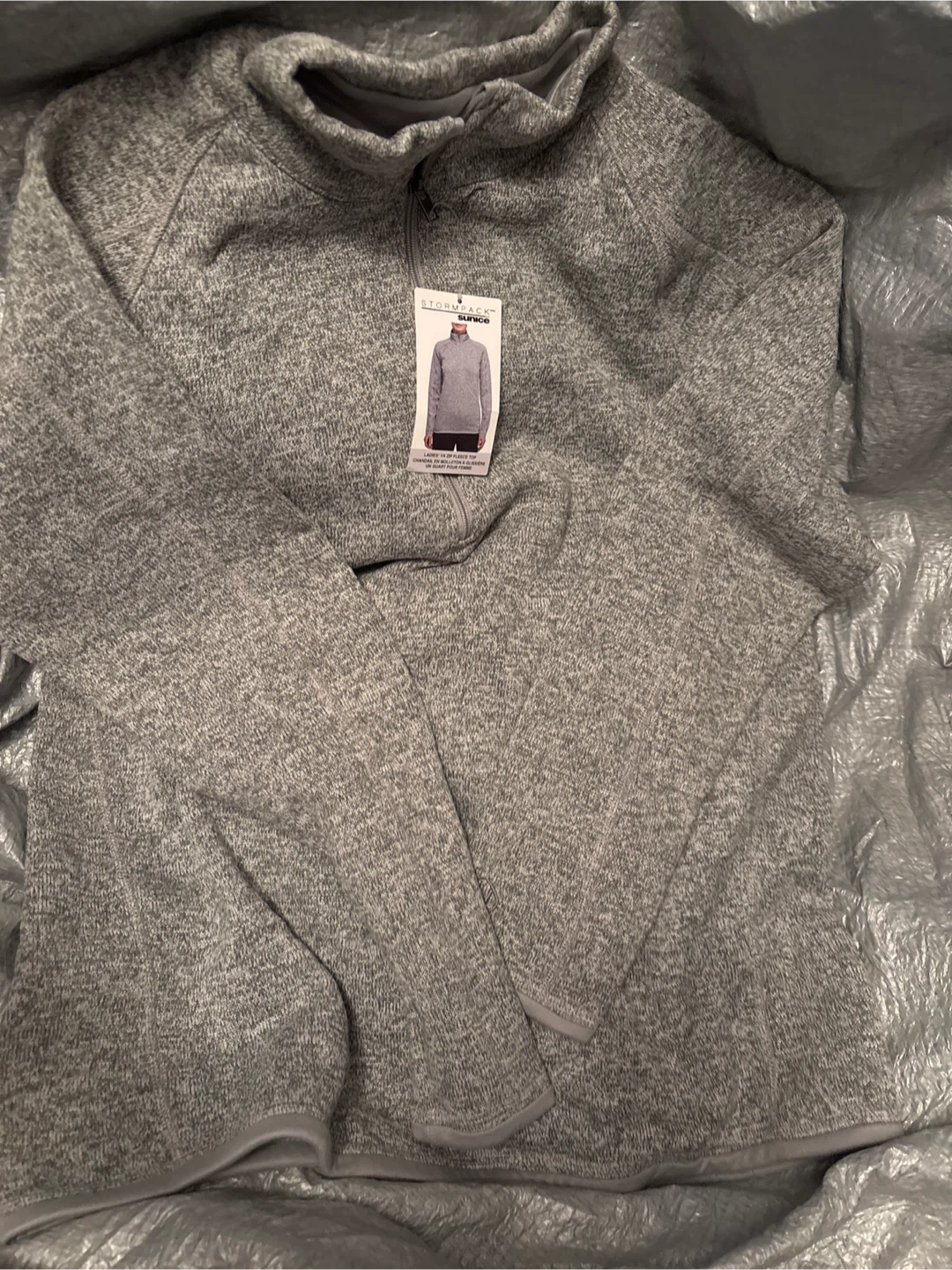 Sunice Ladies' 1/4 Zip Fleece Top XL - NEW
