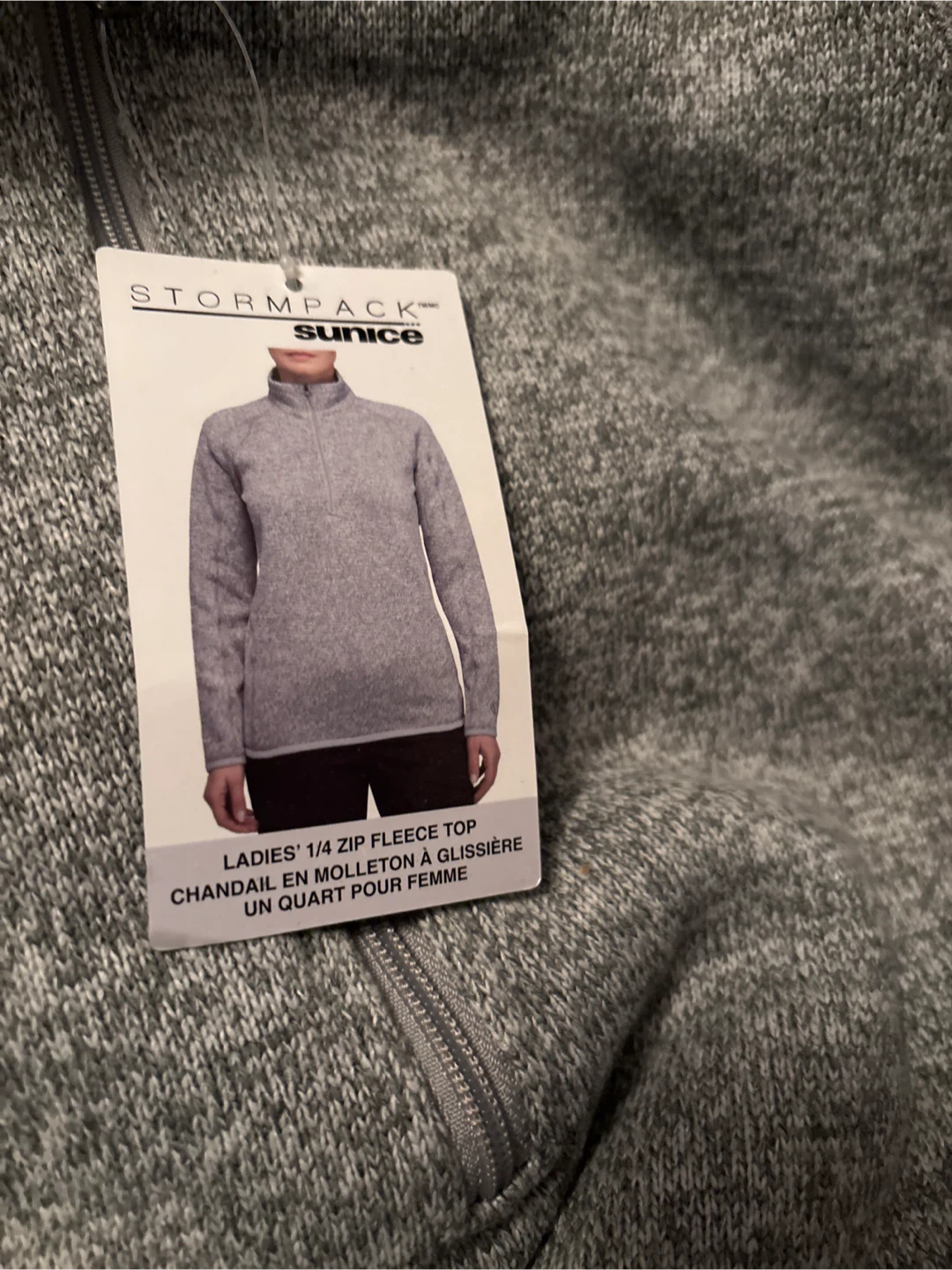 Sunice Ladies' 1/4 Zip Fleece Top XL - NEW - photo 2
